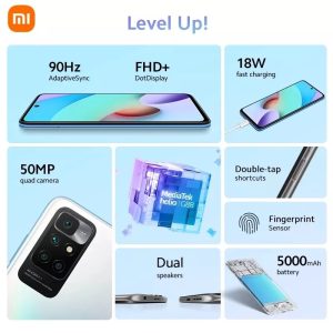 Original-Xiaomi-Redmi-10-64GB-128GB-Global-Version-Cellphone-MediaTek-Helio-G88-Octa-Core-50MP-AI