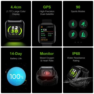 realme-Watch-2-Pro-Smart-Watch-IP68-Water-Proof-90-Sports-Modes-14-Day-Battery-Life