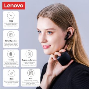 Lenovo-HT78-Wireless-Bluetooth-Earphone-With-Microphone-Waterproof-TWS-Hifi-Stereo-Sound-ANC-Gaming-Earbuds-With (3)