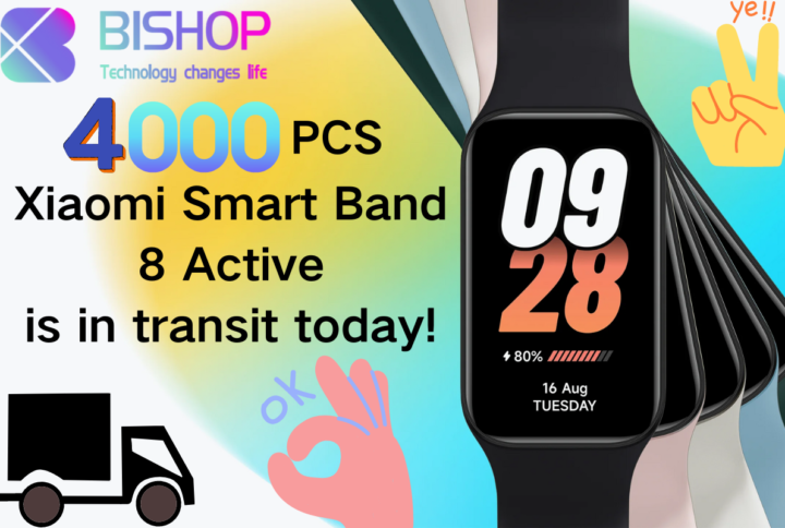 4000 Units of Xiaomi Smart Band 8 Active is in Transit Today!